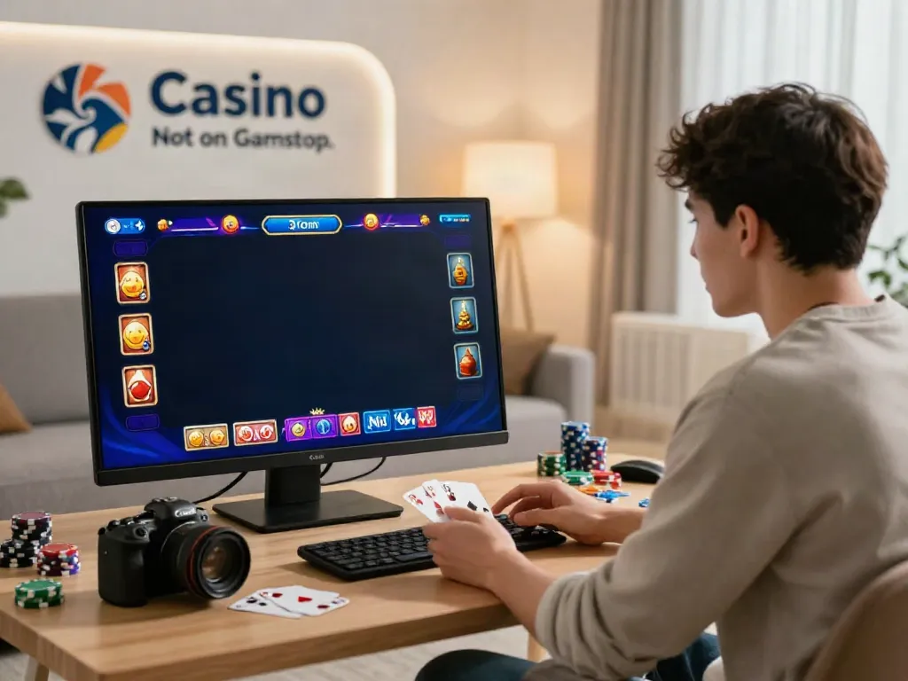 Exciting gaming moment featuring a player at a casino not on gamestop.