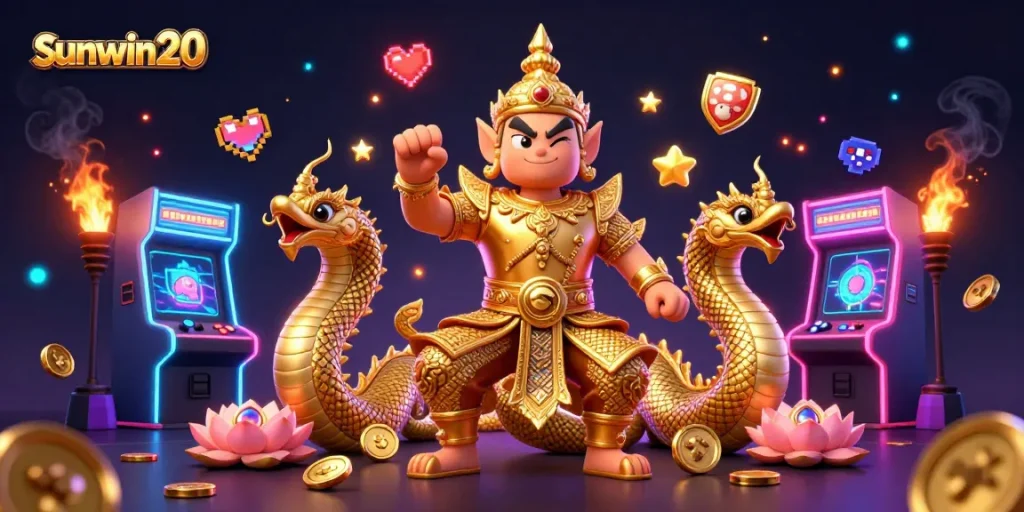 Experience exciting gameplay in sunwin20 with vibrant characters and dynamic casino elements.